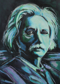 Portrait of Grieg in Green