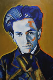 Portrait of Schiele in Blue