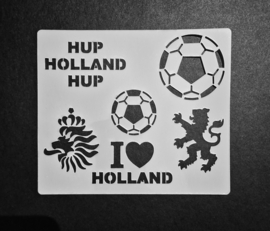 Schminksjabloon Holland