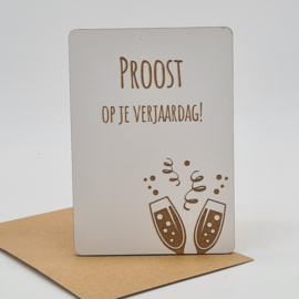 Kaartje "Proost"