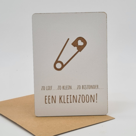 Kaartje "Kleinzoon"