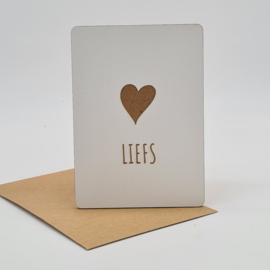 Kaartje "Liefs"
