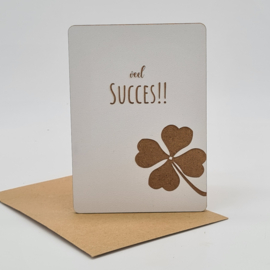 Kaartje "Succes"
