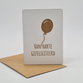 Kaartje "Ballon"