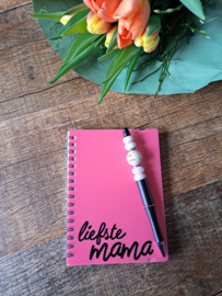 Notitieboekje met pen - liefste mama