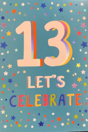 13 Let's aCelebrate - Wenskaart Celebrate