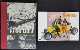 The Kong Crew - Deel 1 - hardcover luxe  met linnen rug (grootformaat) - met dossier + kunstdruk - Gelimiteerde oplage 200 ex.2022