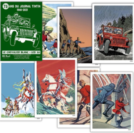 Portfolio 75 Ans du Journal Tintin 1946-2021 - Le Chevalier Blanc • Les 3A - 2024
