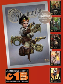 Lady Mechanika  JUBILEUM-EDITIE - 5x Collectorpack - Delen 1 t/m 15 + dossieralbum - sc(16x) - 2024 - Nieuw!