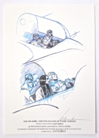 Voor Blake  en Mortimer - De Vuurpijl (deel 2/2) - hardcover luxe  rood linnen cover - Gelimiteerde oplage - 2023