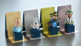 Tintin kleine bustes -  8-delige set - Moulinsart / Hergé  - 2017