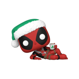 Funko Pop! - Marvel Deadpool with hot chocolate - Bobblehead Kerst Exclusive - 1442