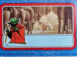 Star Wars - stickervel met 6 afneembare stickers - Lucasfilm Ltd - 1983