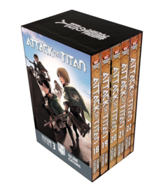 Attack on Titan - Manga Boxset - Season 3 part 2 - volumes 18 tm 22  + short story book - sc - 2019