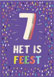 7 Het is Feest - Wenskaart Celebrate