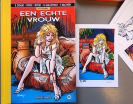 Een echte vrouw - Integraal - hardcover superluxe met linnen rug - 2x ex libris - Gelimiteerde oplage - 2023 - Nieuw!