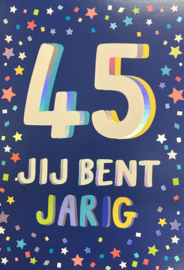 45 Jij bent jarig - Wenskaart Celebrate
