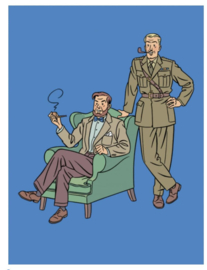 Blake en Mortimer - hommagealbum door: Floc'h - De kunst van het oorlogvoeren - sc - 2023 