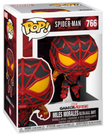 Funko Pop! -   Marvel Spiderman Miles Morales S.T.R.I.K.E. Suit - 766