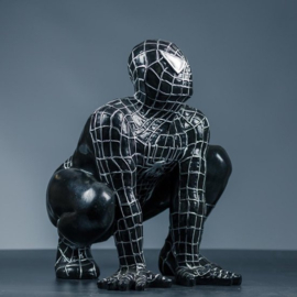 Spider-man statue (Polystone) - The Symbiote Costume / Black Suit Edition - 59 cm. - Marvel