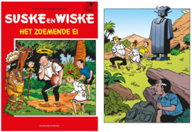 PRE-order - Suske en Wiske 80 jaar (1945-2025) - Artist's Edition - deel 4.  Het zoemende Ei - SW73 - hardcover LUXE - Gelimiteerde oplage  - 2025 - Nieuw!