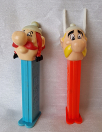 PEZ - Asterix en Obelix - Snoepdispensers  set van  2 stuks  - 1997