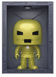 Funko Pop! - Marvel -  Deluxe - Hall of Armor:  Iron Man model 1-  Goden Aemor  -1035
