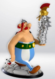 Obélix  - Plastoy - Obelix met stapel helmen - 2024 - Nieuw!