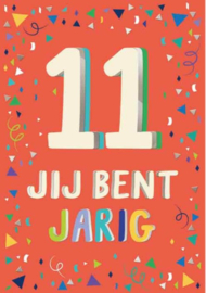 11 Jij Bent Jarig - Wenskaart Celebrate