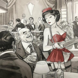 Noir Burlesque superluxe - Delen 1+2 gebundeld - 2x hardcover grootformaat in box - Gelimiteerd 75 ex. - Khani - 2023