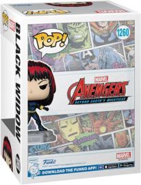 Funko Pop! - Marvel Avengers 60th Anniversary - Comic Black Widow with Pin Exclusive - 1260