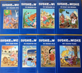 Suske en Wiske HUMO Blauwe reeks -8 delen - deel 1 t/m 8 - hc - 2020