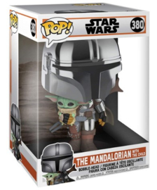 Funko Pop! - Star Wars Mandalorian met Yoda Kind 25cm - 380