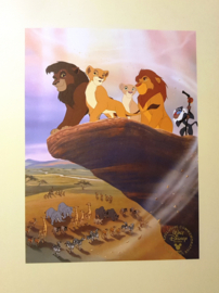 Disney Store - art print -  Exclusive Lion King 2 -Simba's Pride-  Lithograph - 1999