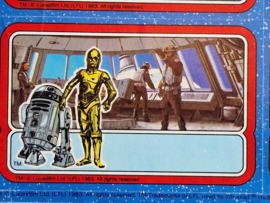 Star Wars - stickervel met 6 afneembare stickers - Lucasfilm Ltd - 1983