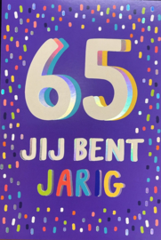 65 Jij bent jarig - Wenskaart Celebrate
