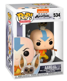 Funko Pop! - Avatar the Last Airbender Aang with Momo - 534