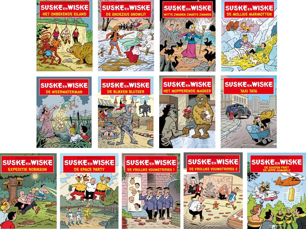 PRE-order - Suske en Wiske  - Kortverhalen - 13 delige reeks (61 t/m 73) - serie 7 - 2025 - Nieuw!