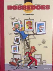 Robbedoes Special - Deel 1 - Happy Family - hc luxe met linnen rug - Gelimiteerde oplage + Ex libris - 2017