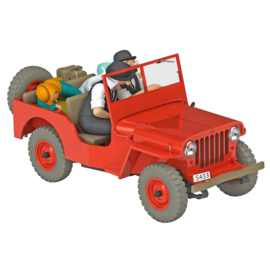 Kuifje auto - Jeep rood  - Hergé - Moulinsart - 1:24 -  2019