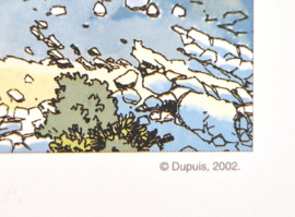 Prent - Largo Winch - "Shadow"- 29,7 x 21 cm. - 2002