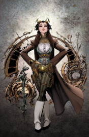 Lady Mechanika Artbook + gelimiteerde art portfolio set - sc - 2023