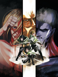 Attack on Titan - Manga Boxset - Season 1 part 1 - volumes 1 t/m 4 - sc - 2018