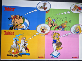 Asterix Placemats / onderleggers - set van 4 stuks - Nutella - 2004