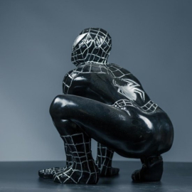 Spider-man statue (Polystone) - The Symbiote Costume / Black Suit Edition - 59 cm. - Marvel