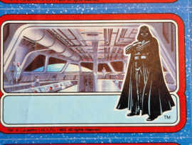 Star Wars - stickervel met 6 afneembare stickers - Lucasfilm Ltd - 1983