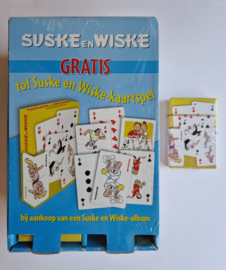 Speelkaarten Suske en Wiske / Bob et Bobette - 20 stuks - in winkeldisplaydoos - 2006