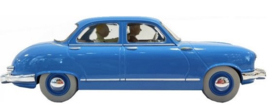 Kuifje auto - De taxi Panhard Dyna Z uit Cokes in Stock - Hergé - Moulinsart - 1:24 -  2019