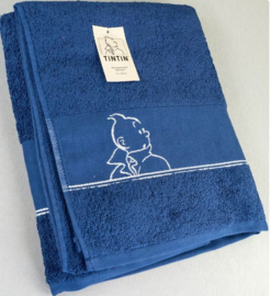 Kuifje - Moulinsart Kuifje Handdoek + Washandje (Blauw) Tintin - 2024