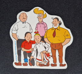 Suske en Wiske sticker - Familie voor op de groepsfoto - Introduct - 1990